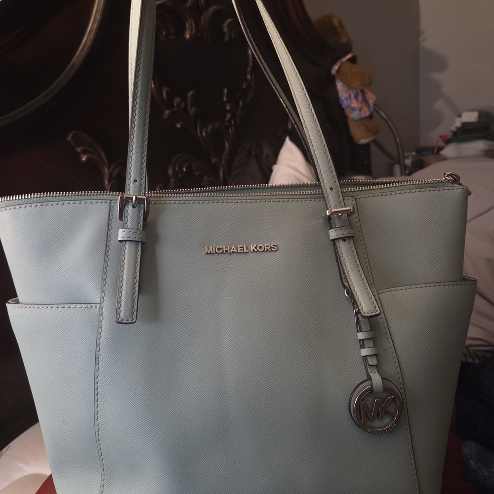 kate spade Light Blue Tote Bag